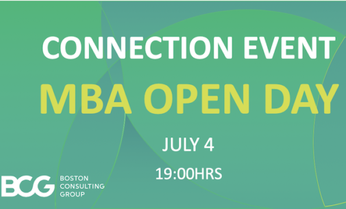 BCG Spain MBA Open Day – 4 julio 2019 – 19:00hrs