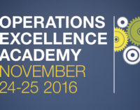 Evento Mckinsey: «Operations Excellence Academy 2016»